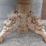 Oval oak table
