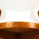 Mid-century round glass top coffee table from jitona, 1960s
