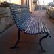 Old garden bench