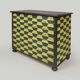 Pine commode from 1920 with recent decorative paint.