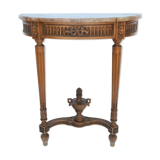 Louis XV-style half-moon console