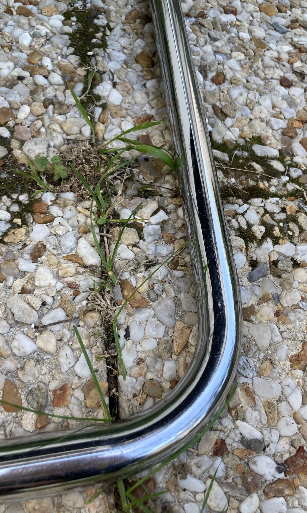 Vintage armchair in black leather