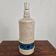 Lamp base with trifoglio decoration in ceramic by Aldo Londi for Bitossi, Italy, 1960.