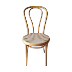 Chaise cannée en hêtre - bois