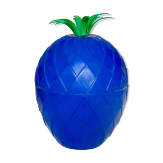 70s blue pineapple ice bucket
