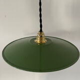 Old enameled metal lampshade