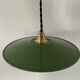 Old enameled metal lampshade