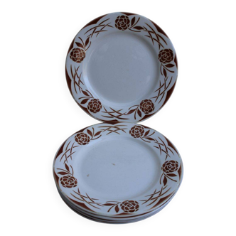 Set of 6 DIGOIN flat plates