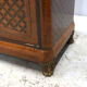 Transition style library marquetry and gilded bronze on marble