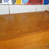 Vintage dresser of the 60s in light wood