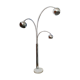 Floor lamp "Lily of the valley" in chromed metal by G. Reggiani 70s
