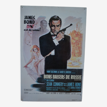 sheet metal plate litho James Bond 007