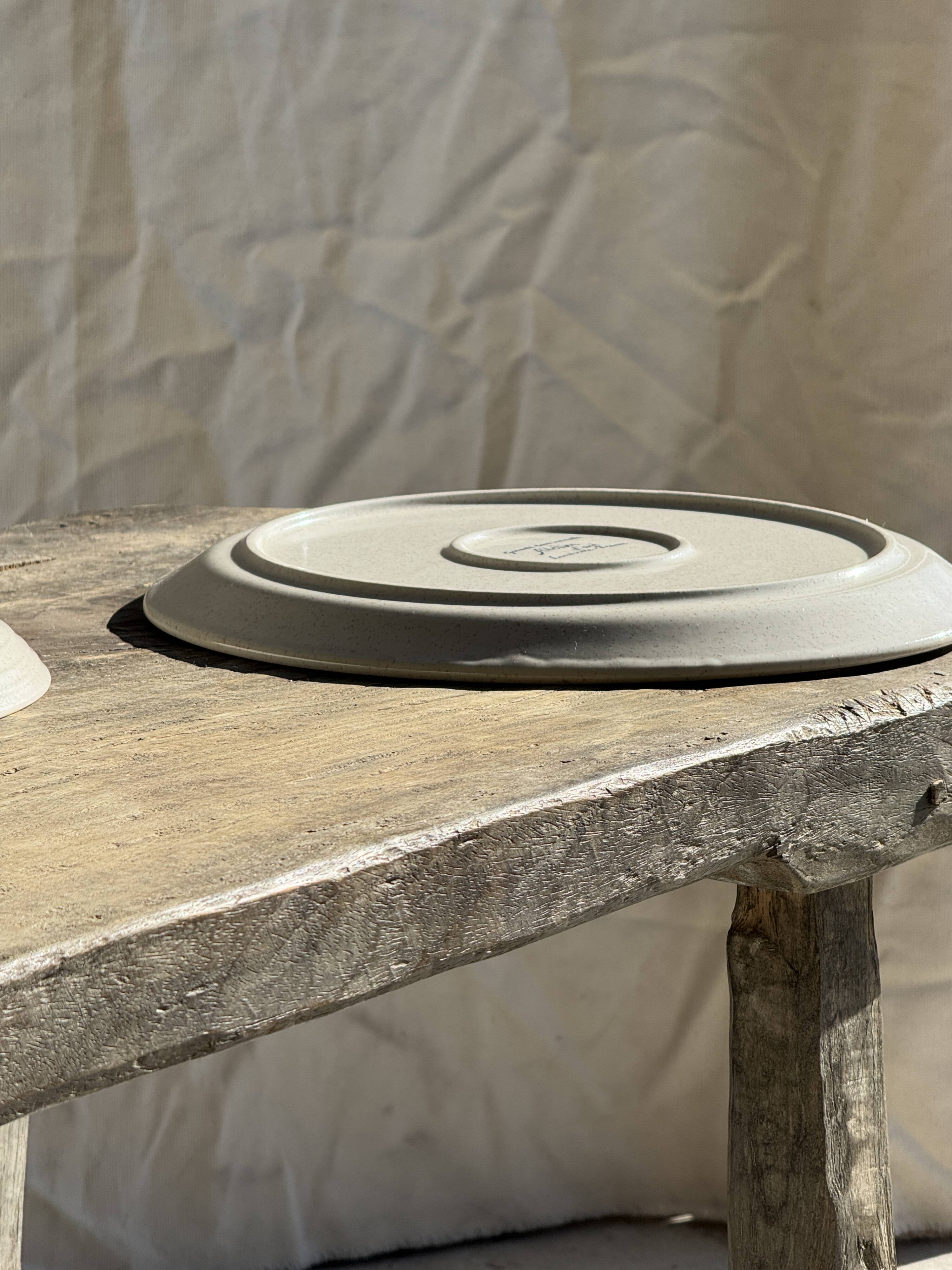 Lunéville table service Art Workshop 8 plates and 2 serving dishes