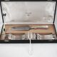 Christofle Marly, cake service: 12 forks + serving cake knife.
