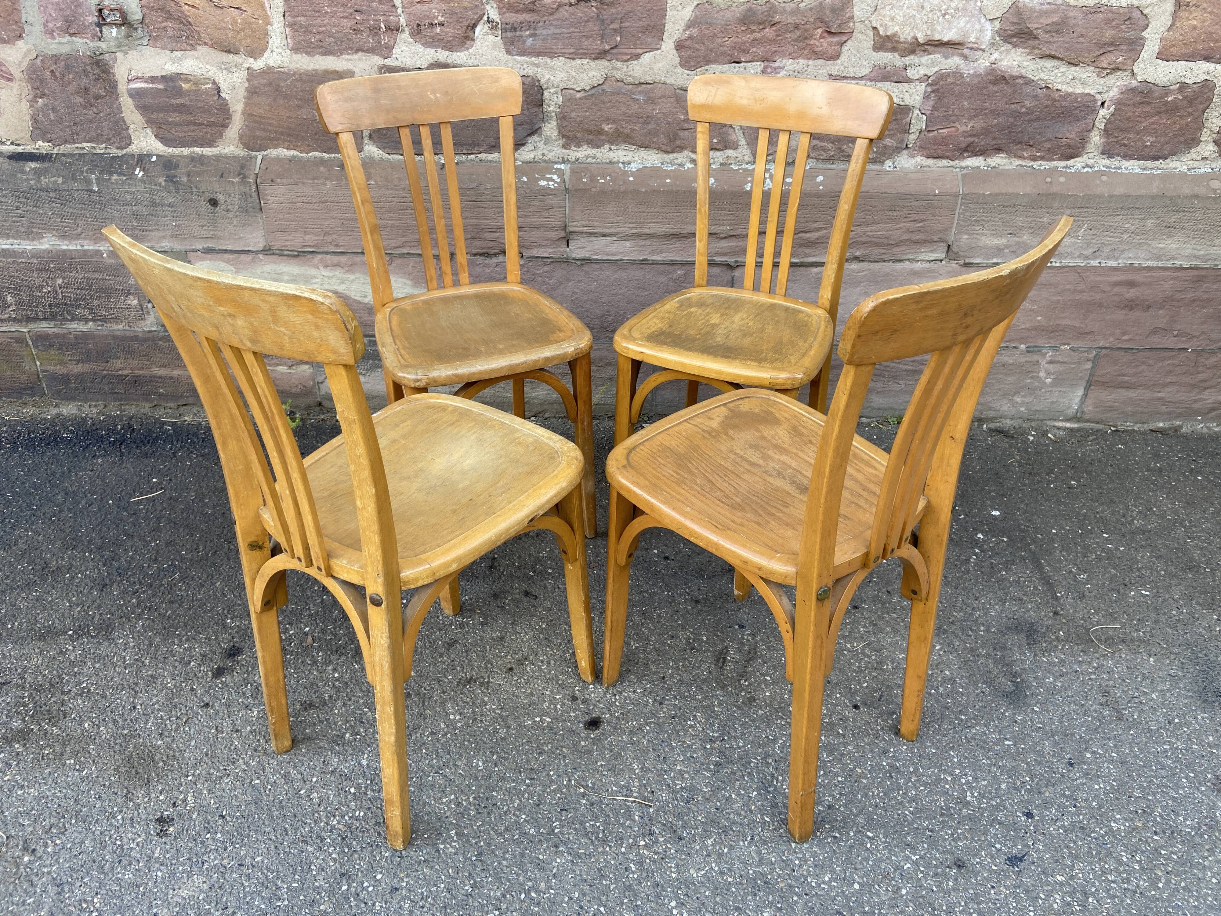 4 Bistro chair by "Stella" - 50s/60s