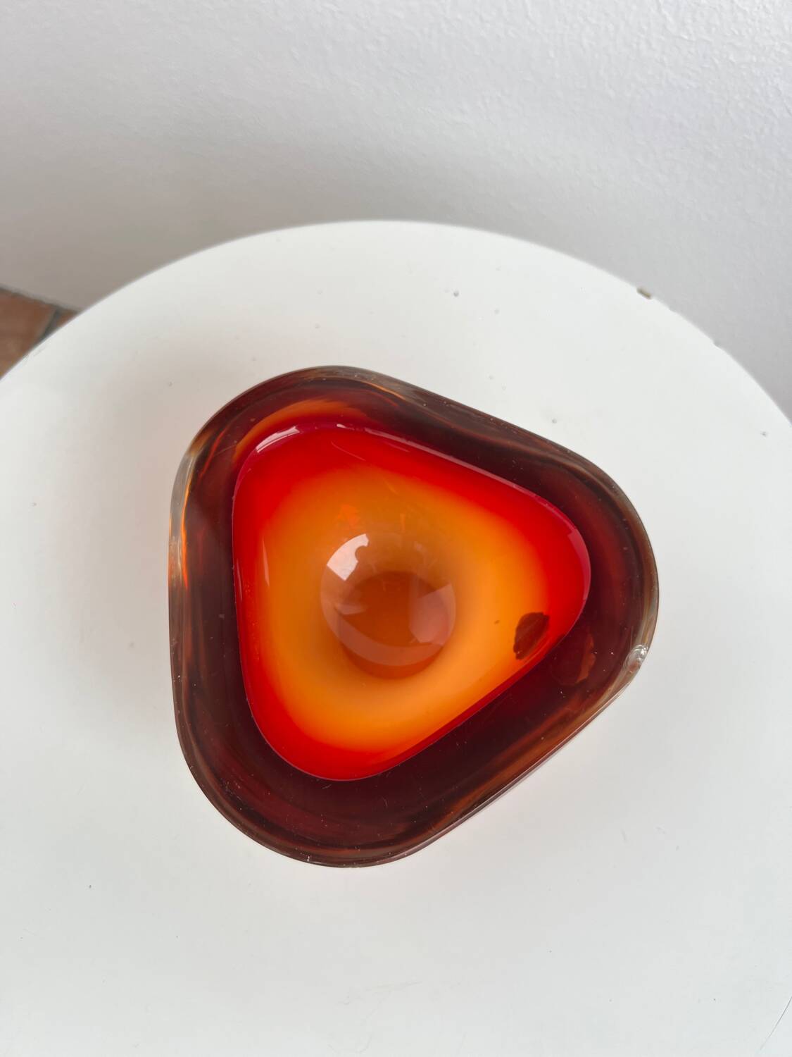 Murano Sommerso bowl 1970 Flavio Poli