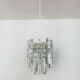 Austrian Ice Glass Chandelier by J.T. Kalmar