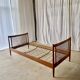 Danish teak bed by Peter Hvidt and Orla Mølgaard for Soborg Møbler.