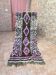 Vintage Boucherouite Berber hallway rug: Moroccan rug