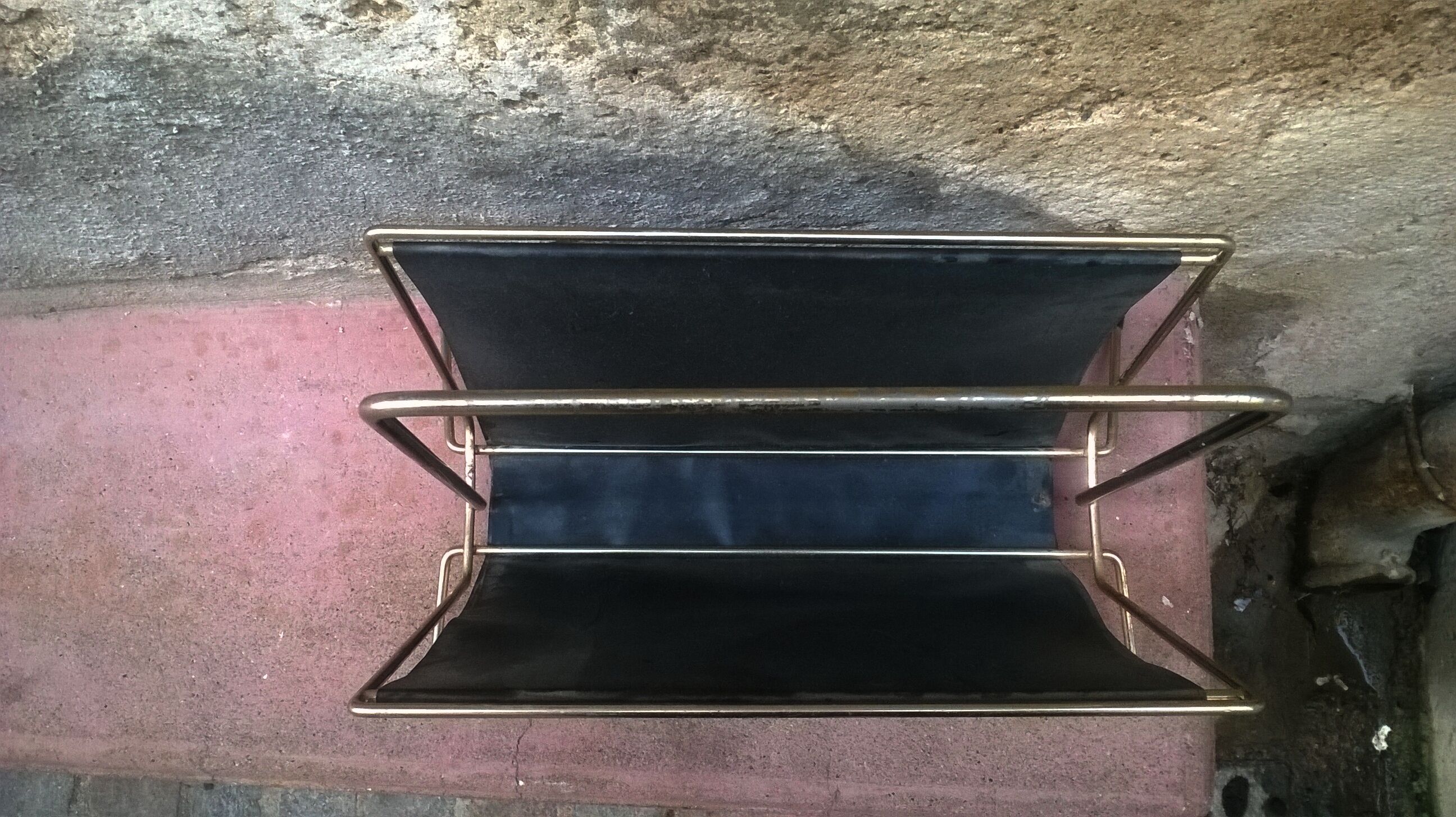 Vintage magazine holder