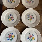 Lot 6 flat plates Sarreguemines
