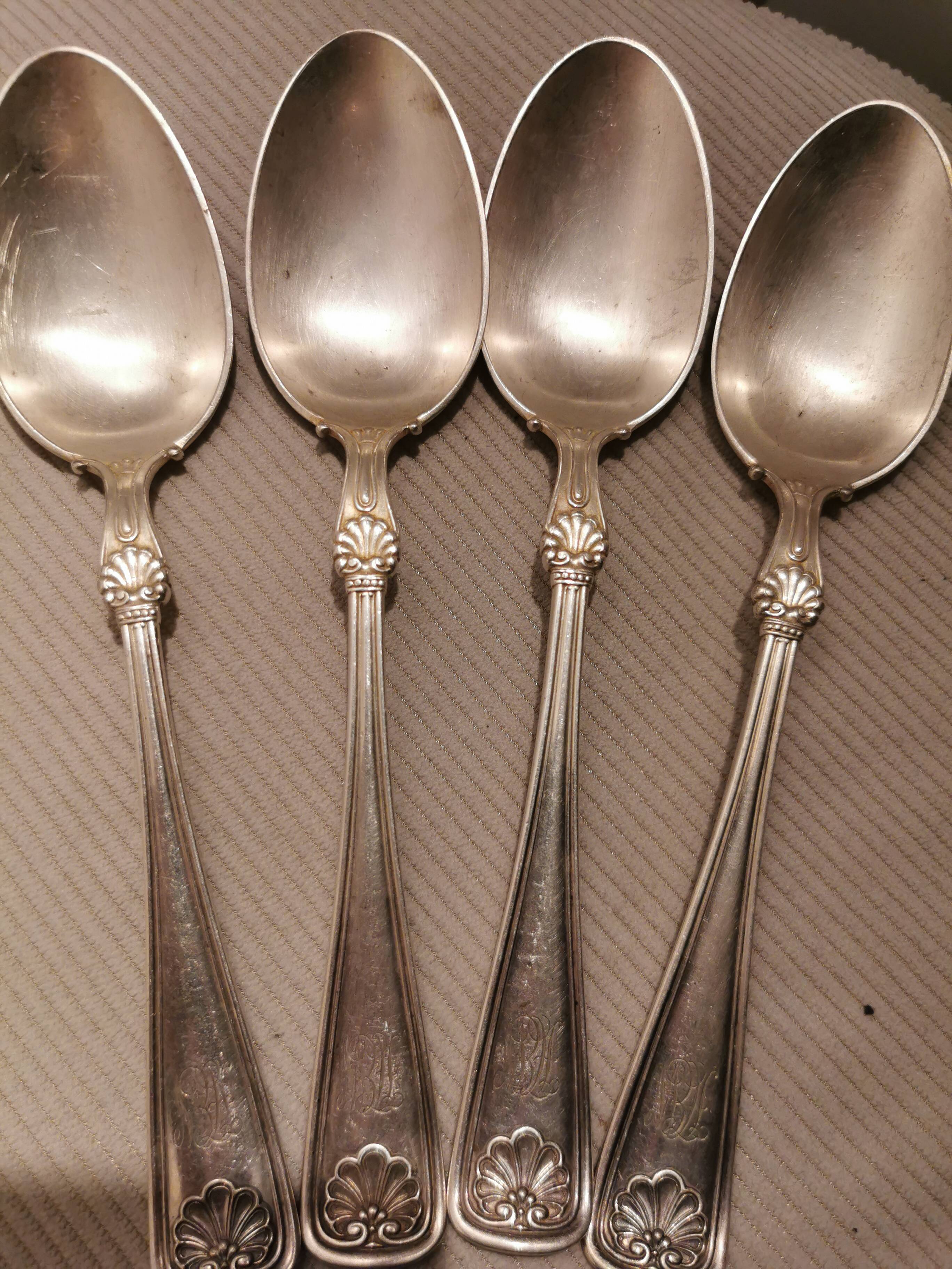 4 antique Gorham spoons from 1905