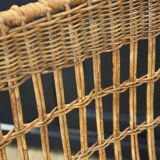 Raoul Guys rattan and iron chair