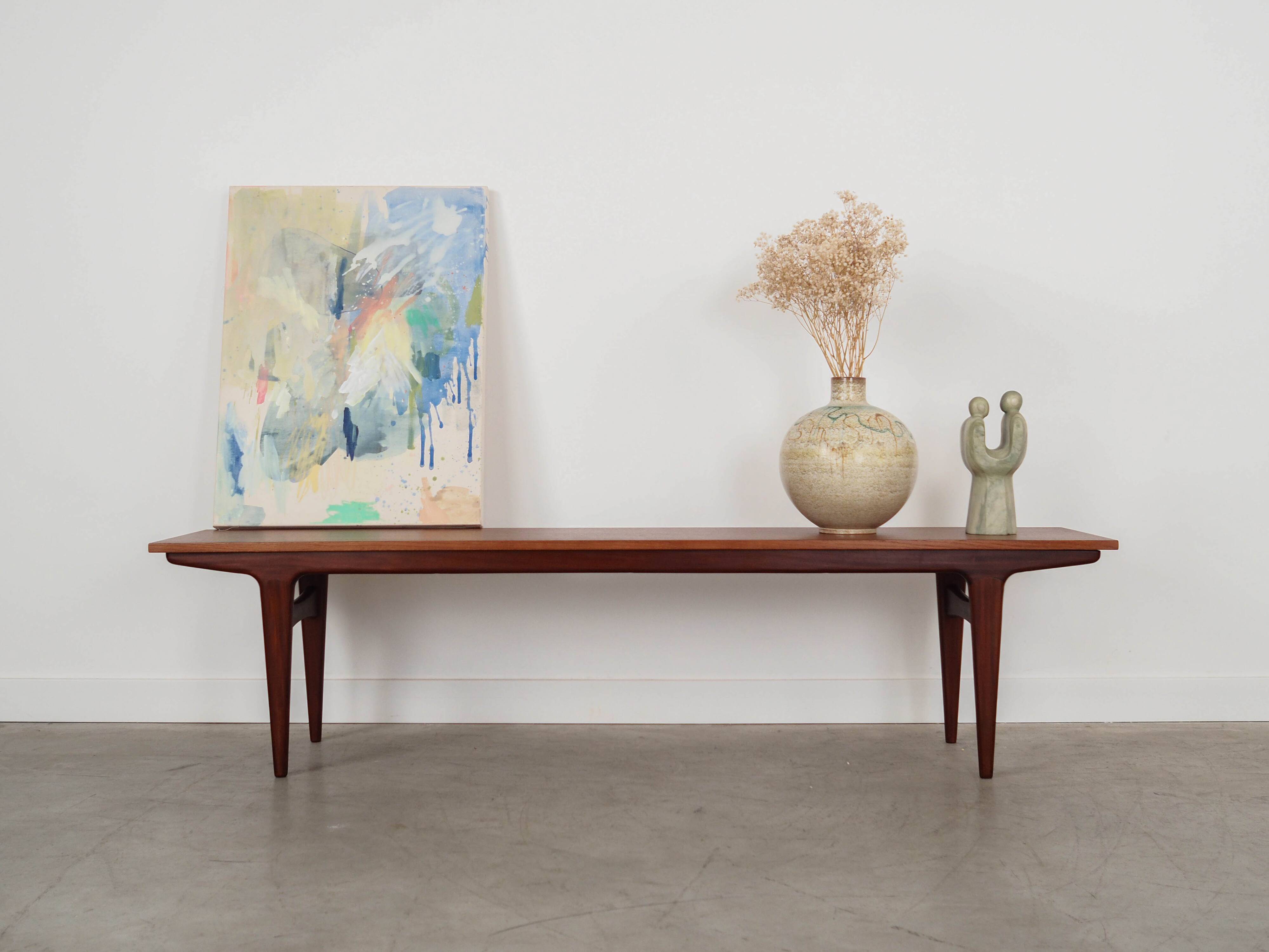 Console en chêne, Danemark années 1970