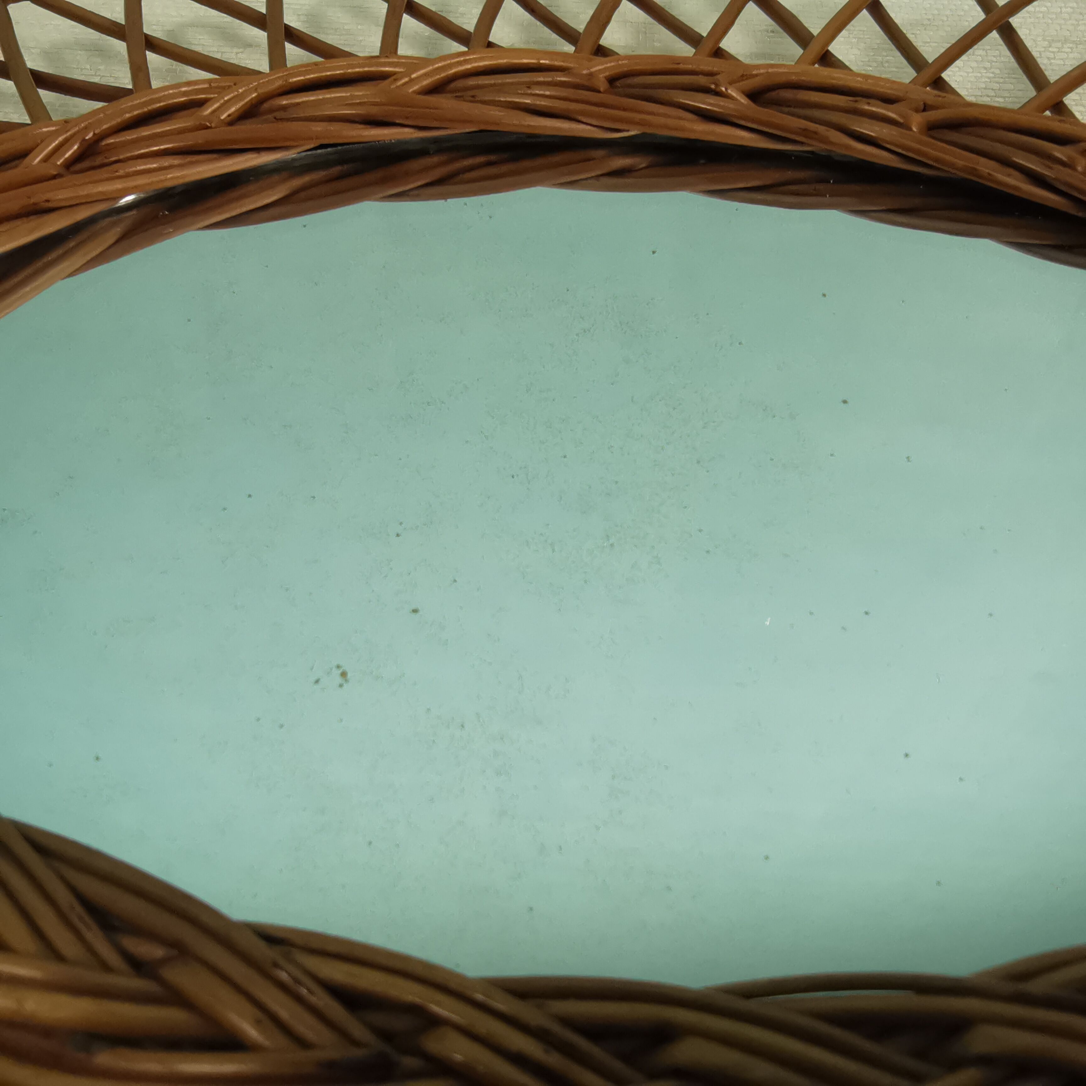 Rattan mirror 40x32cm