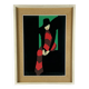 Amleto Dalla Costa, original serigraph framed, Milan Italy 1980s