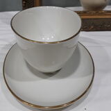 Fürstenberg cream porcelain saucière with golden edging