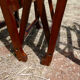 Lot of 6 foldable chairs in solid teak Roland Vlaemynck