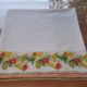 Vintage tablecloth printed with tropical and exotic flowers 235 x 142 cm – Years
