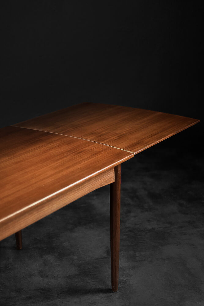 Vintage Mid-Century Danish Modern Teak Extendable Dining Table from BL-Møbler, 1960s