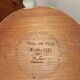 Vintage pedestal table solid wood