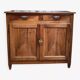 Louis XVI height-adjustable buffet in walnut