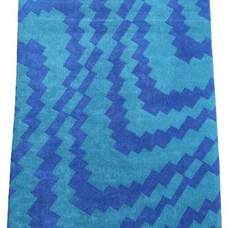 TISCA "LEON" rug in hand-tufted wool – Design by Ulrike Sarvari, France 1990s