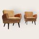 Twee mid century fauteuils