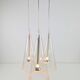 Italian Glass Fucsia 3 Pendant Lamp by Achille Castiglioni for Flos