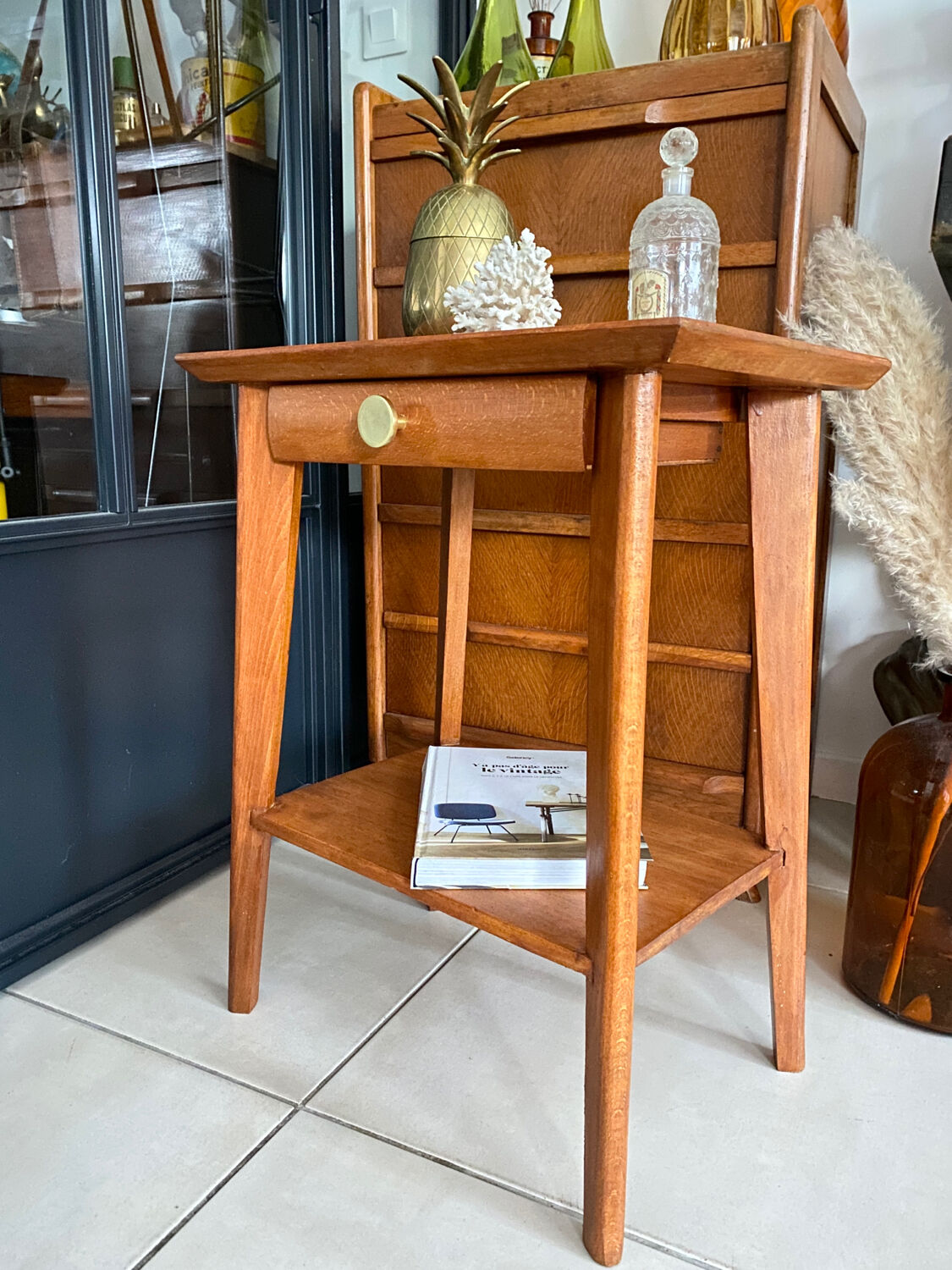 Vintage bedside table