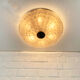 ceiling lamp by carl fagerlund for Lyfa, glass & brass, Denmark, 1960s