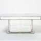 Rare coffee table in mosaic of mirrors by Daniel Clément around 1970