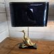 Pair of brass duck lamps from the 70s