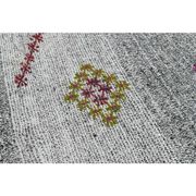 1970s Vintage Turkish Oushak Handmade Wool Cotton Gray Area Rug 200x316