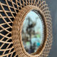Rattan sun mirror 27cm