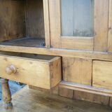 Solid pine showcase sideboard