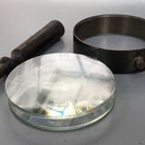 Loupe ancienne double lentille
