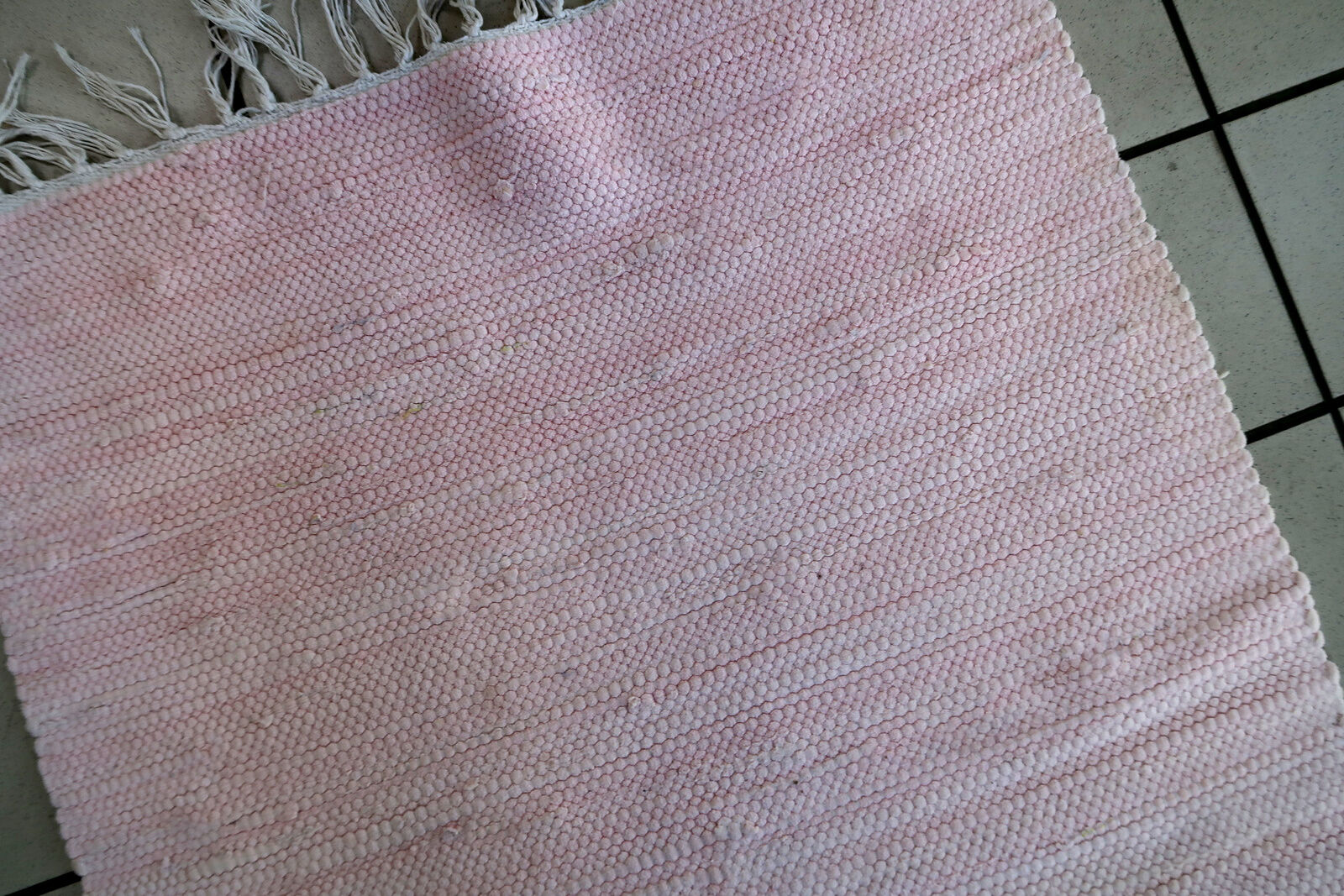 Handmade Indian vintage carpet 80cm x 131cm 1970s