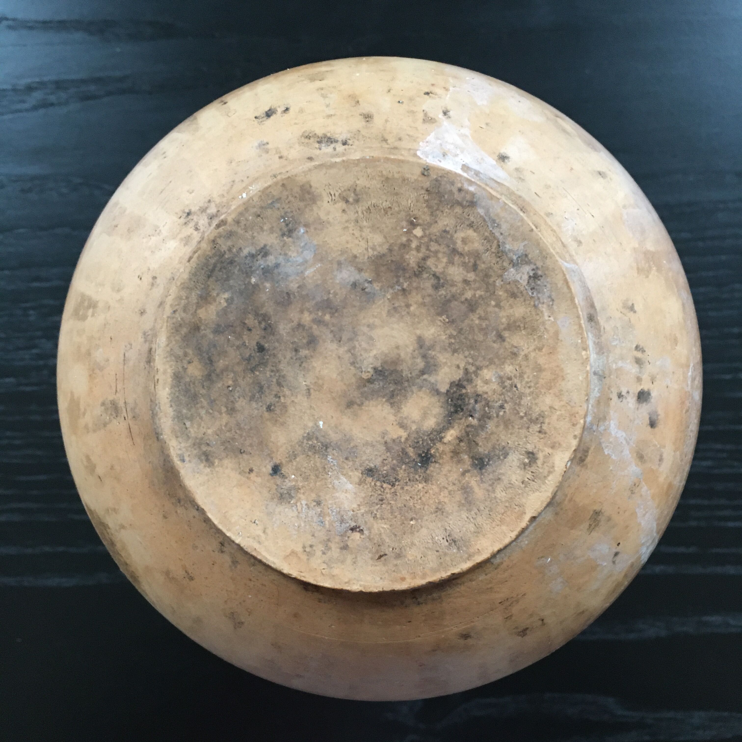 Patinated terracotta jar