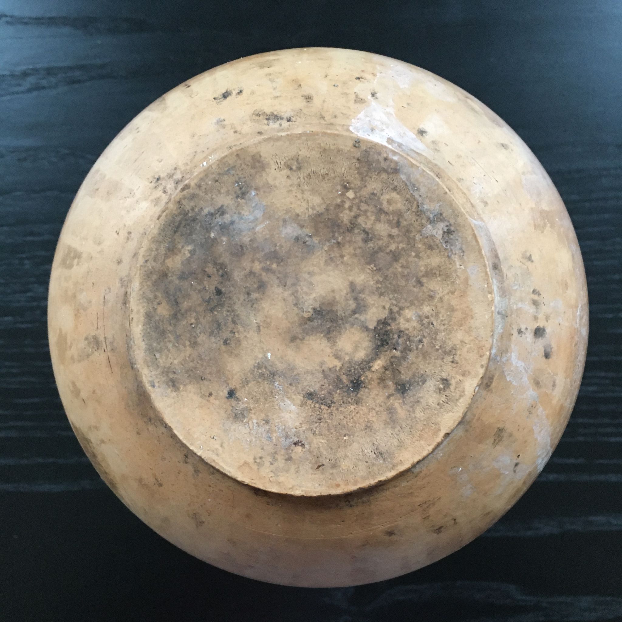 Patinated terracotta jar